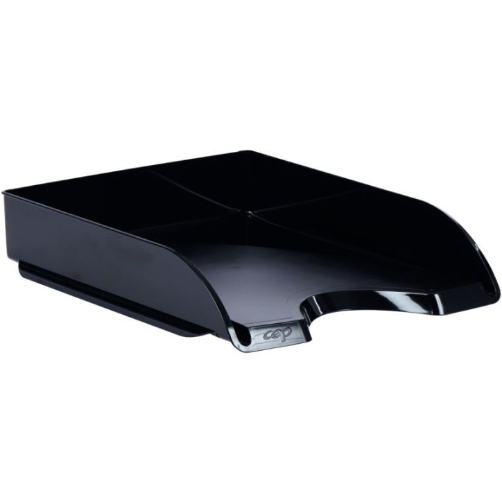 Corbeille a courrier CEP PRO en polystyrène antichoc robuste noir 1002000161 CEP PRO CEP