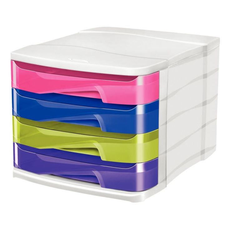 Module 4 tiroirs happy multicolore 1003940811 CEP