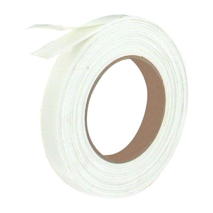 Rouleau adhésif double face mousse 18mmx5m blanc 14215