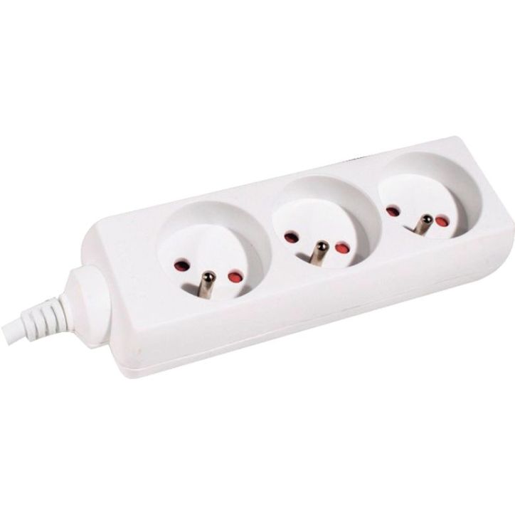 Bloc de 3 prises 4m blanc GAE100262