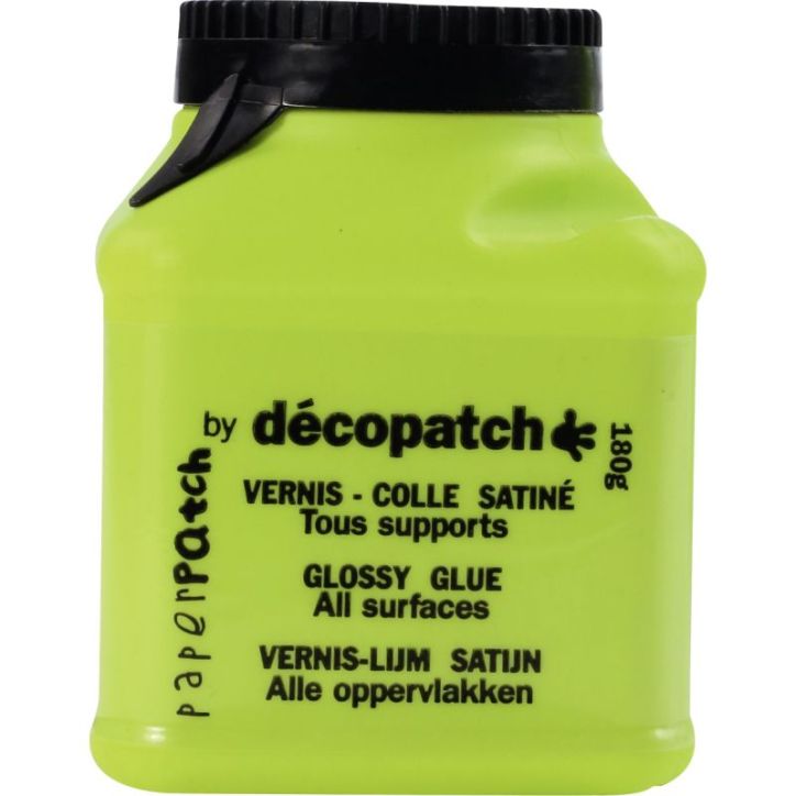 Pot de 180 grammes de vernis colle Paperpatch PP150AO DECOPATCH