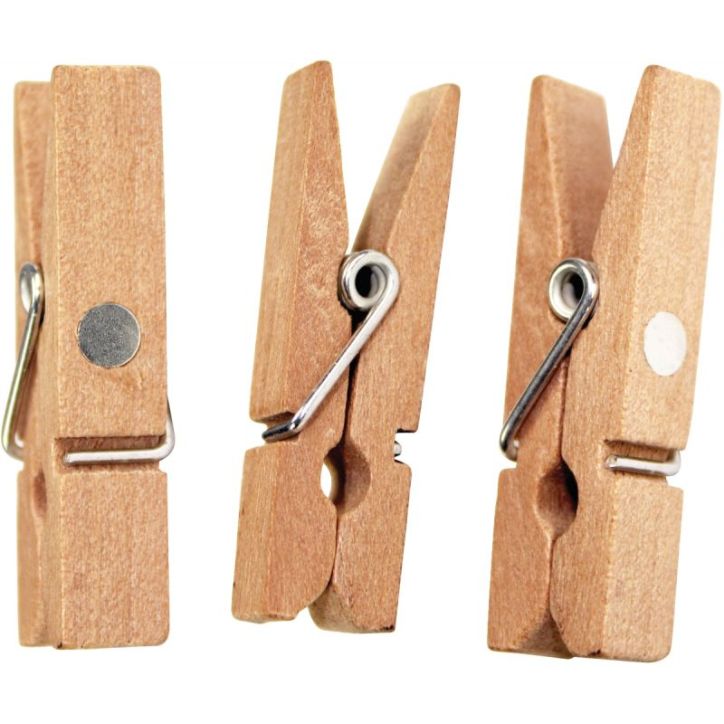 Lot de 30 pinces a linge magnétiques MAJ5071