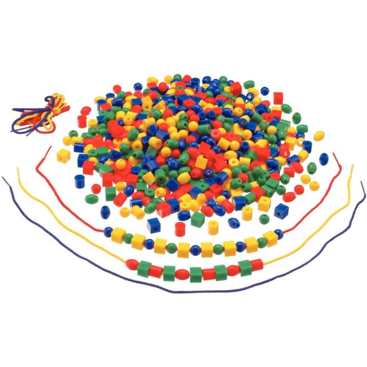 Sachet de 650 perles plastique assorties 70010