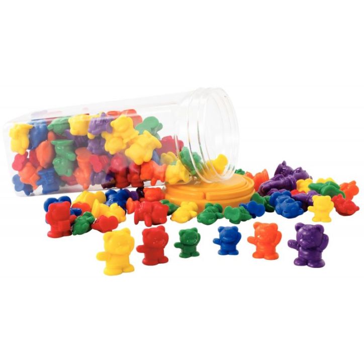 Baril de 96 oursons tailles et couleurs assorties 13100J