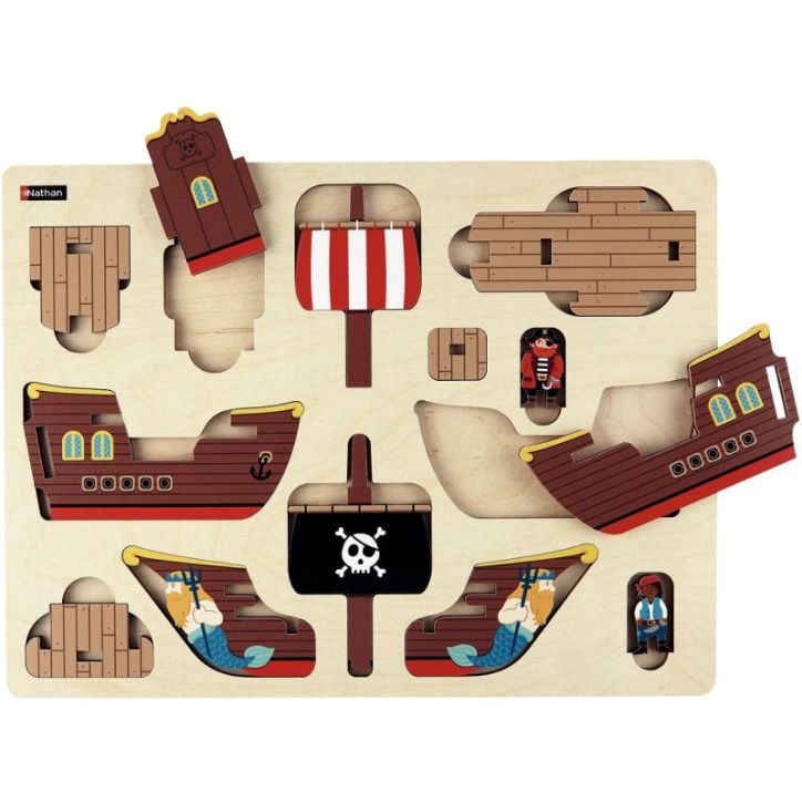 Première maquette, le bateau pirate 387221 NATHAN