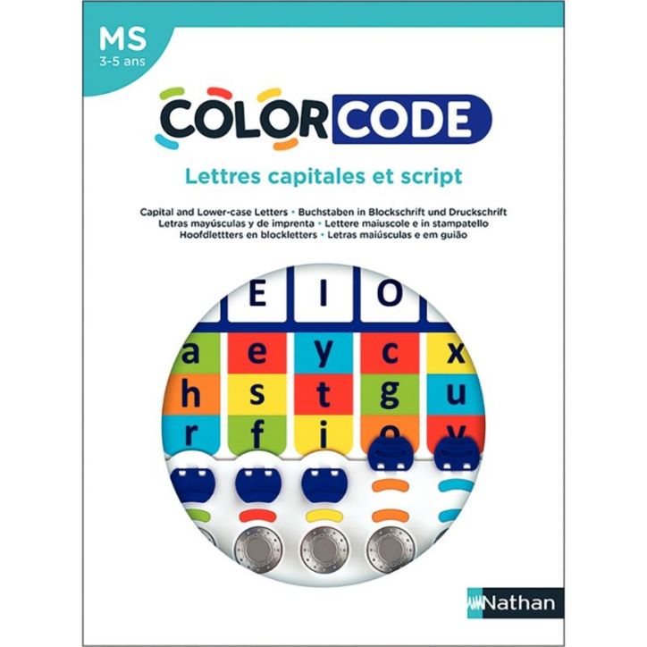 COLORCODE lettres capitales et script 000986668 NATHAN