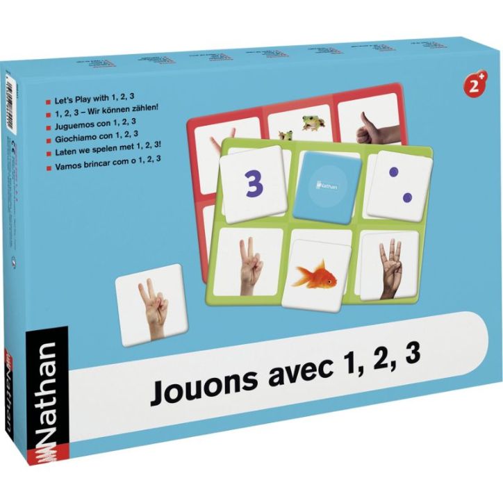Jouons avec 1-2-3 388441 NATHAN