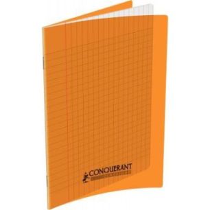 Achetez CONQUERANT C9 Cahier piqûre 17x22cm 32 pages 90g grands carreaux Séyès. Couverture polypr..