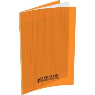 Achetez CONQUERANT C9 Cahier piqûre 17x22cm 32 pages 90g grands carreaux Séyès. Couverture polypr..