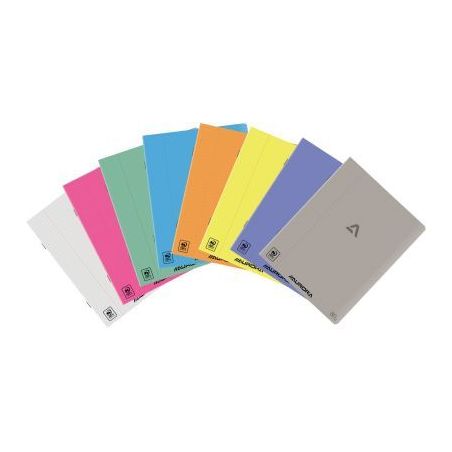 Achetez Cahier piqué AURORA 72 pages 80g, format A5 quadrillé 5x5, couverture PP coloris assortis ..