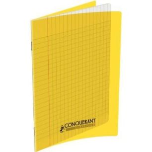 Achetez CONQUERANT C9 Cahier piqûre 17x22cm 60 pages 90g grands carreaux Séyès. Couverture polypr..