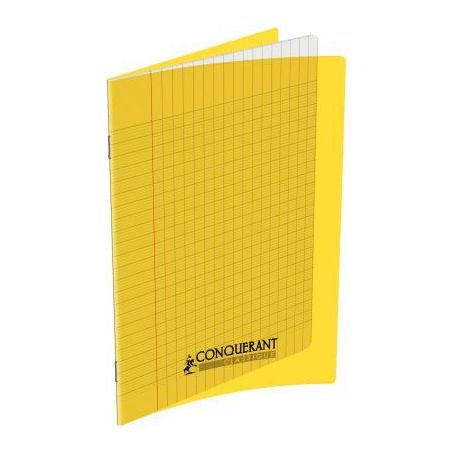 Achetez CONQUERANT C9 Cahier piqûre 17x22cm 60 pages 90g grands carreaux Séyès. Couverture polypr..