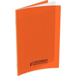 Achetez Piqûre 60 pages 17x22 cm seyès 90g couverture en polypropylène orange 100105474 HAMELIN p..