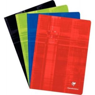 Achetez CLAIREFONTAINE Cahier reliure piqûre grand format 21x29,7cm 96 pages grands carreaux Séyè..