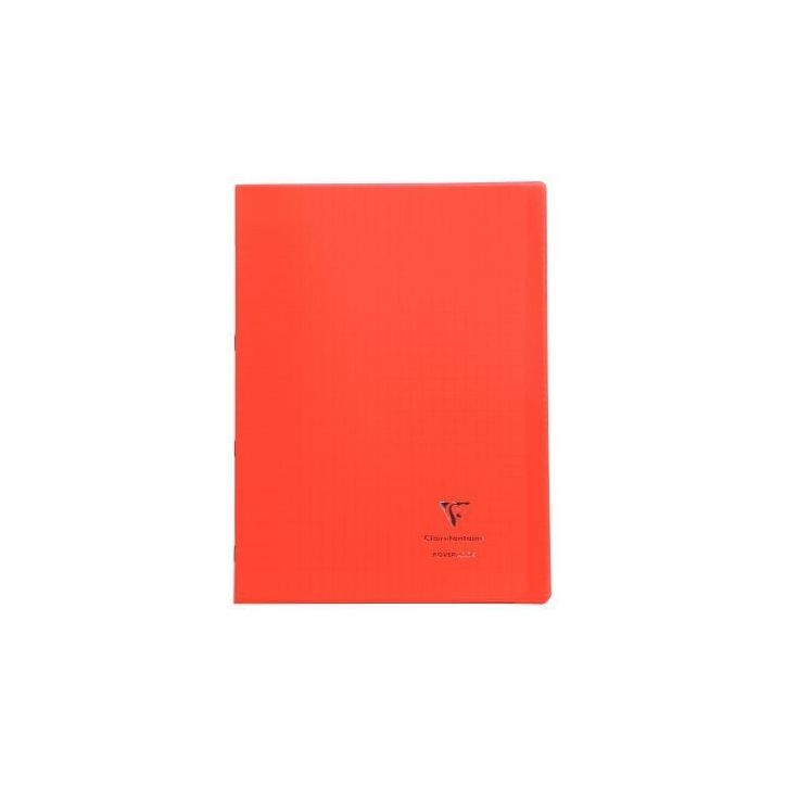 Piqûre 96 pages 21x29,7 cm KOVERBOOK, seyès 90g Couverture en polypropylène, rouge 971404C CLAIREFONTAINE