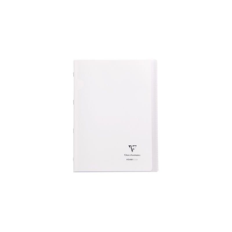 Achetez Piqûre 96 pages 21x29,7 cm KOVERBOOK, seyès 90g, couverture en polypropylène, incolore 97..
