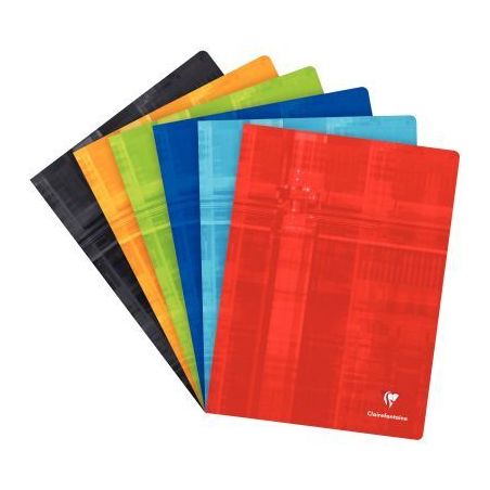 Achetez CLAIREFONTAINE Cahier piqûre 96 pages Seyès 24x32. Couverture carte pas cher sur Ma Rentr ..
