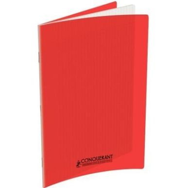Achetez Piqûre 60 pages 24x32 cm seyès 90g couverture en polypropylène rouge 400173537 HAMELIN pa..
