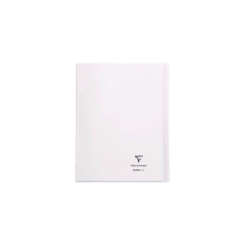 Achetez Piqûre 96 pages 24x32 cm KOVERBOOK, seyès 90g, couverture en polypropylène, incolore 9814..