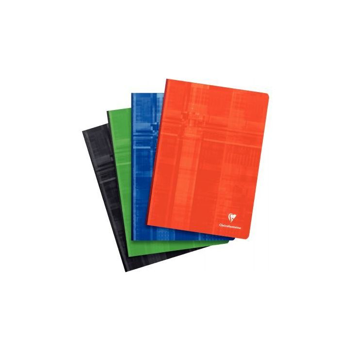 CLAIREFONTAINE Cahier reliure brochure 21x29,7cm 192 pages grands carreaux Séyès papier 90g