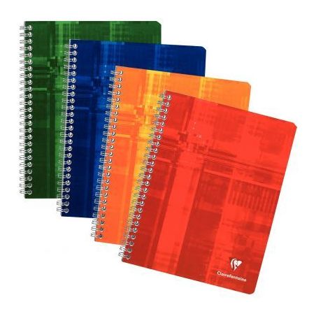 Achetez Cahier à reliure intégrale 100 pages 17x22 cm quadrillé 5x5 8722C CLAIREFONTAINE pas cher..