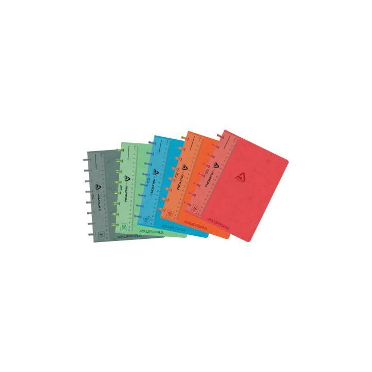 Cahier toilé LIN-EX ADOC SYSTEMS 144 pages 90g, quadrillé 4x8, format A5 3884.740 AURORA