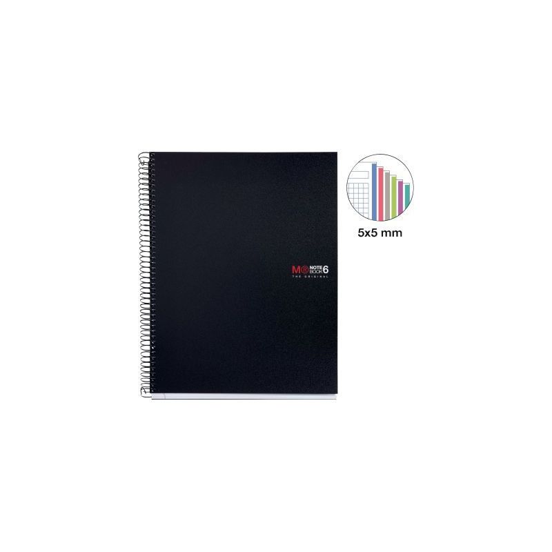 Achetez NOTEBOOK MIQUELRIUS format A5, 150 feuilles 70g, quadrillé 5x5, couverture PP noir MR2827 M.. Achetez NOTEBOOK MIQUELRIUS format A5, 150 feuilles 70g, quadrillé 5x5, couverture PP noir MR2827 M..