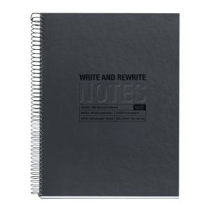 Achetez NOTEBOOK MIQUELRIUS format A4, 120 feuilles 80g, quadrillé 5x5, couverture carton recyclé ..