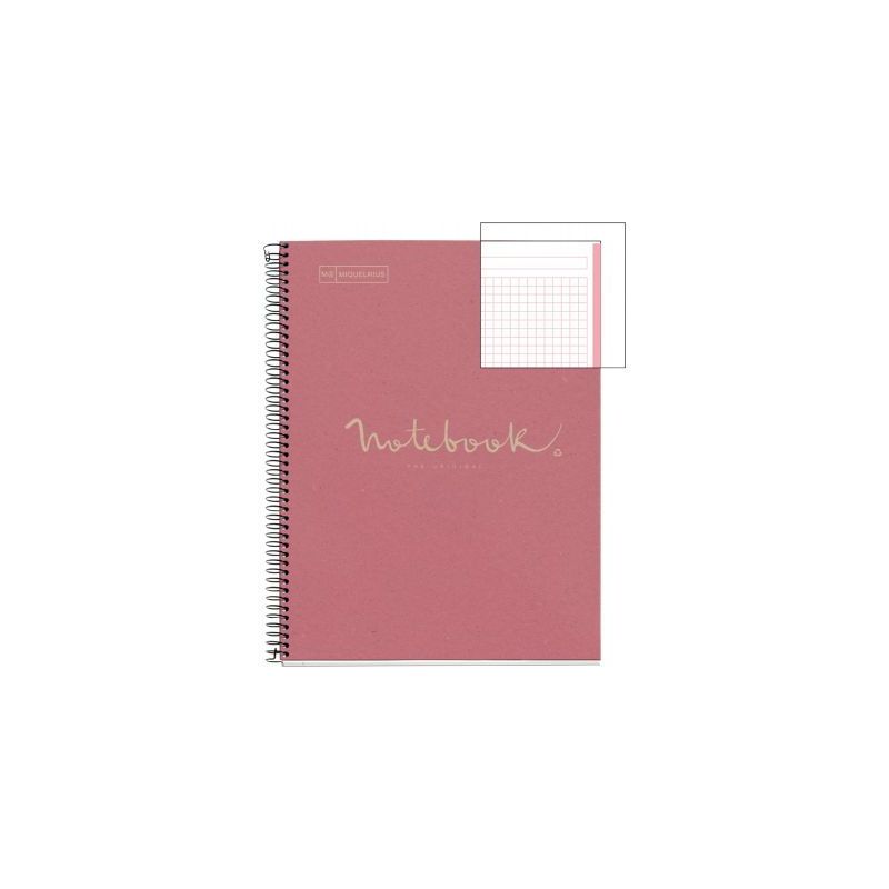 Achetez NOTEBOOK MIQUELRIUS format A4, 80 feuilles 80g, quadrillé 5x5, couverture carton recyclé r.. Achetez NOTEBOOK MIQUELRIUS format A4, 80 feuilles 80g, quadrillé 5x5, couverture carton recyclé r..
