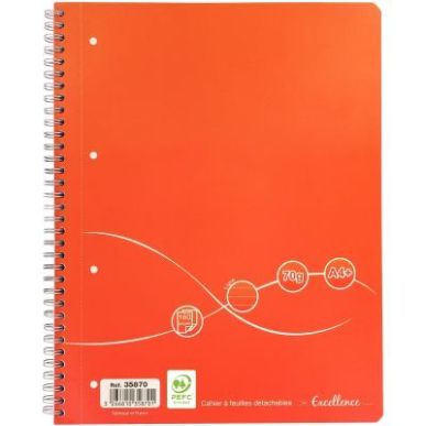 Achetez Cahier à reliure intégrale Excellence 160 pages, format A4+, ligné, papier 70g 400089310 ..