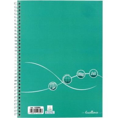 Achetez Cahier à reliure intégrale Excellence 160 pages, format A4, quadrillé 5x5, papier 60g 400..