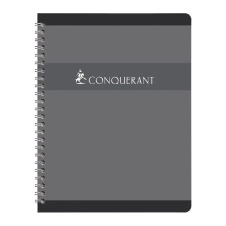Achetez CONQUERANT C7 Cahier reliure spirale 21x29,7 cm 180 pages 70g grands carreaux séyès NF pas..