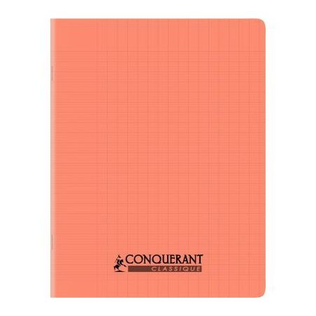 Achetez Cahier piqué 32 pages 17x22 cm, seyès 2,5 mm, couverture en polypropylène rouge 400002781..