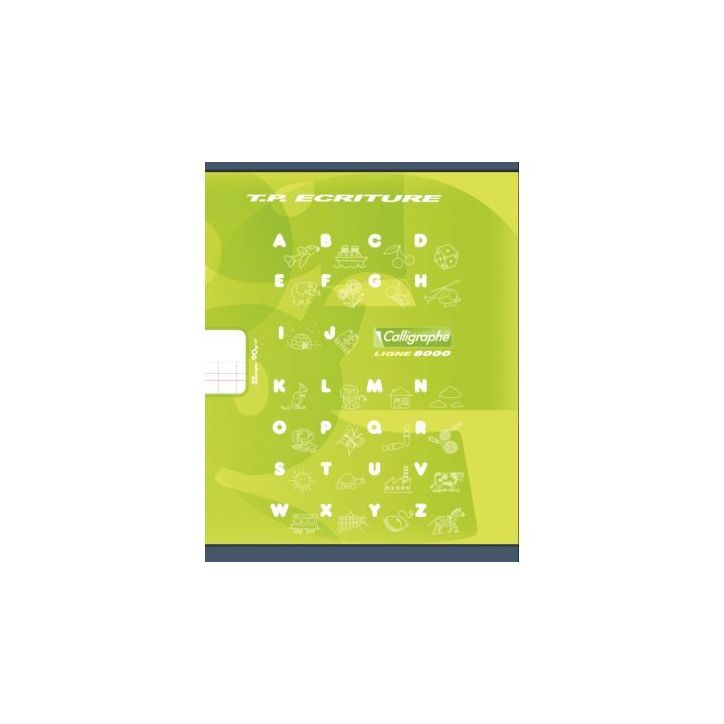 Piqûre 32 pages 17x22 cm, double ligne 4 mm interligne et verticale / uni, papier 90g 108502C CLAIREFONTAINE