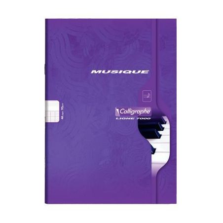 Achetez Piqûre musique et chant 21x29,7 cm. 48 pages ( 24 pages seyes 24 pages portées). 70G 564C ..