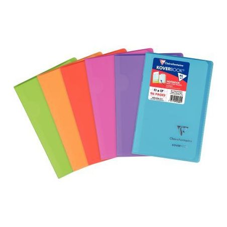Achetez Carnet piqué 96 pages KOVERBOOK, format 11x17 cm, quadrillé 5x5, coloris assortis 941601C ..