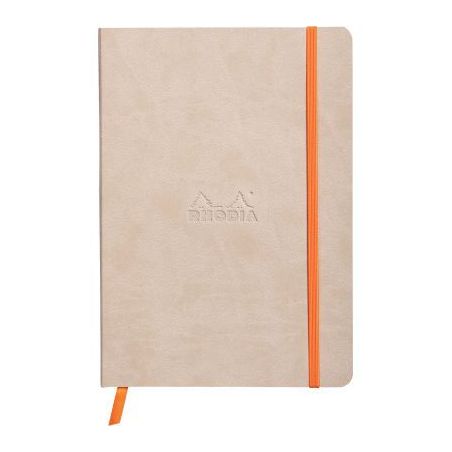Achetez Carnet 160 pages RHODIARAMA format A5, dot (pointillés), couverture souple en simili cuir, ..