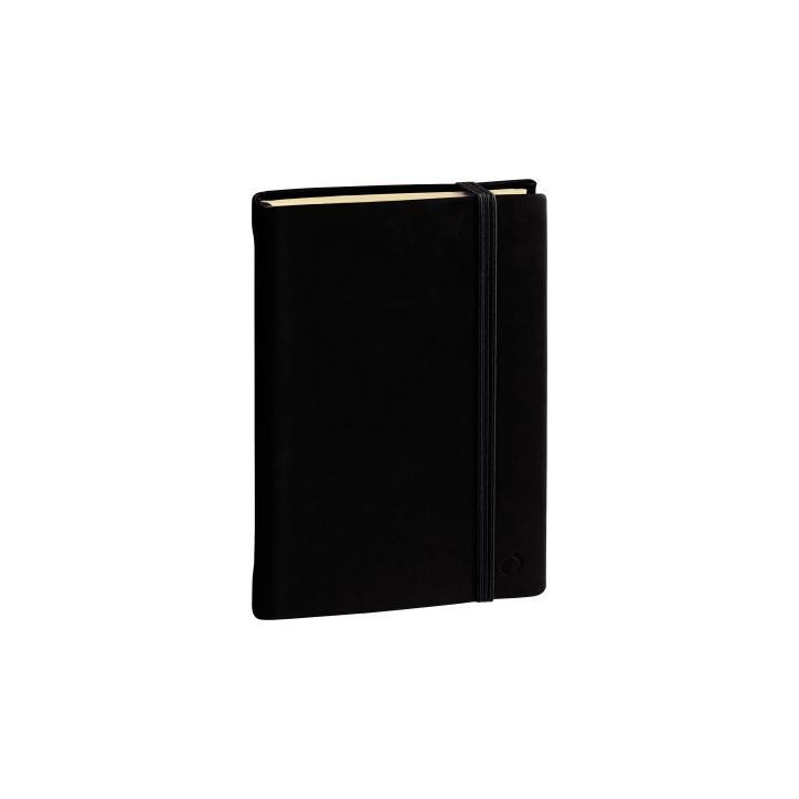 Carnet uni SILK 16x24 cm noir 2371206Q QUO VADIS