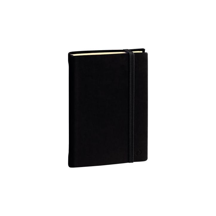 Carnet uni Silk 10x15cm noir 2371194Q QUO VADIS