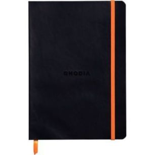 Achetez Carnet 160 pages RHODIARAMA format A5, dot (pointillés), couverture souple en simili cuir, ..