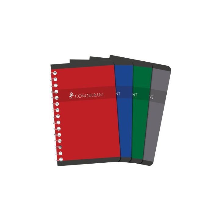 Carnet à  reliure intégrale 180 pages, format 11x17 cm, quadrillé 5x5, papier 70 g 100104445 HAMELIN