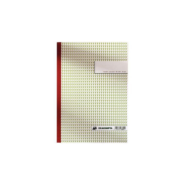 Manifold NCR quadrillé 5x5 format 297X210mm 50 tripli autocopiants 3301E EXACOMPTA