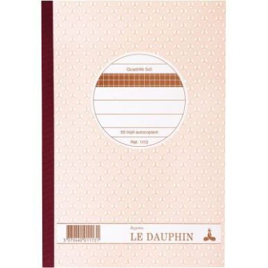 Achetez Manifold NCR format 148 x 210mm 50 tripli 1113D LE DAUPHIN pas cher sur Ma Rentrée Scolaire
