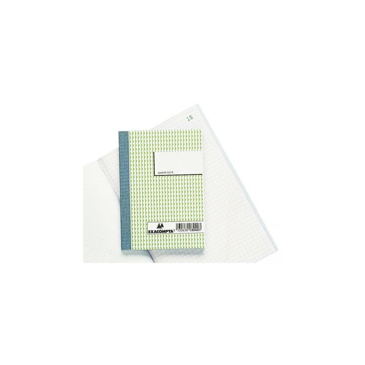 Manifold NCR quadrillé 5x5 format 210X148mm 50 tripli autocopiants 3251E EXACOMPTA