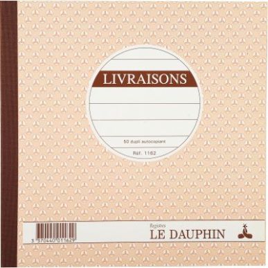 Achetez Manifold Livraisons NCR format 21 x 21 cm 50 duplicatas autocopiants 1162D LE DAUPHIN pas ch..