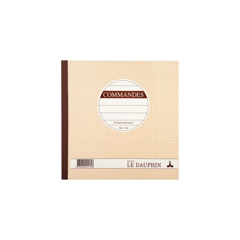 Achetez Manifold Commandes NCR 21 x 21 cm 50 duplicatas autocopiants 1172D LE DAUPHIN pas cher sur M..