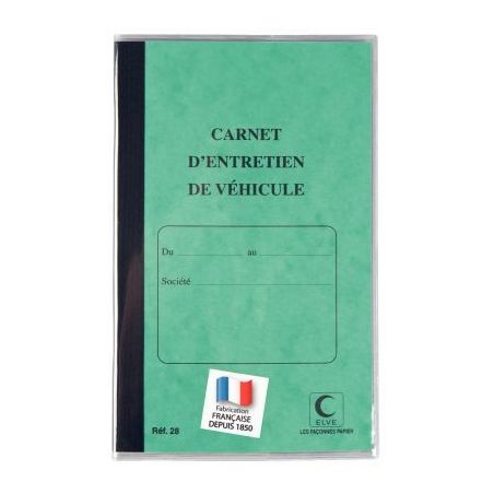 Achetez Carnet d'entretien de véhicule 28 LEBON & VERNAY pas cher sur Ma Rentrée Scolaire