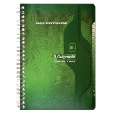 Achetez Conquérant 7 répertoire spirale 9x14 5x5 100P 70g 100102794 pas cher sur Ma Rentrée Scola..