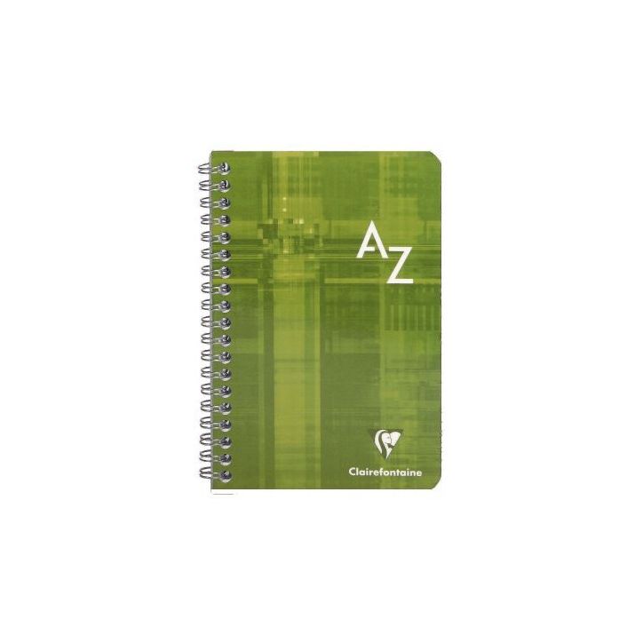 Répertoire à reliure intégrale 180 pages, format 11x17 cm, quadrillé 5x5, papier 90g 8609C CLAIREFONTAINE