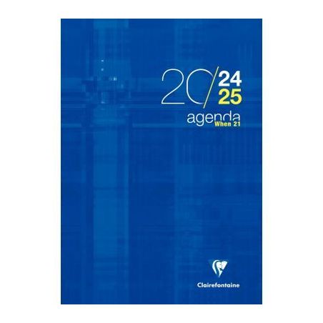Achetez Agenda When21 21x29,7cm assorti 3199C METRIC CLAIREFONTAINE pas cher sur Ma Rentrée Scolair..